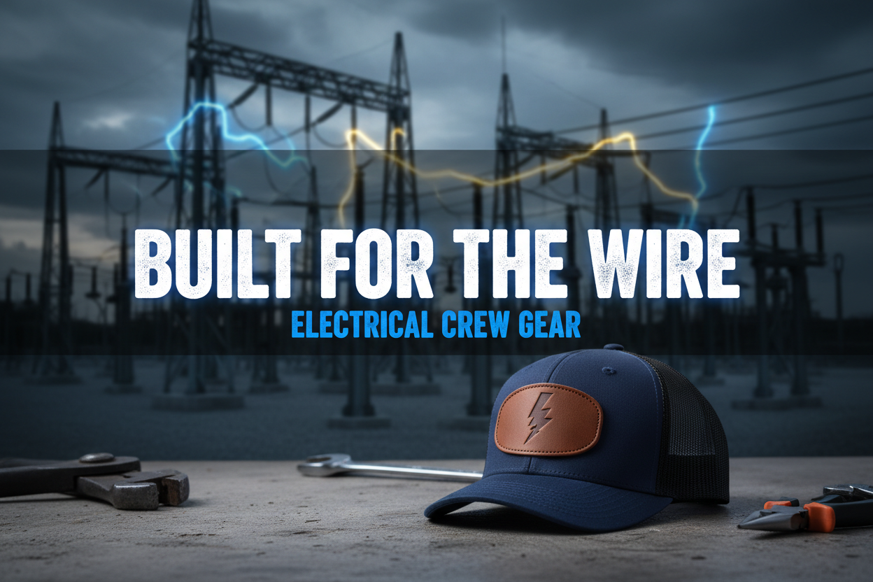 Electrical Crew Gear Hat banner — Built for the Wire.