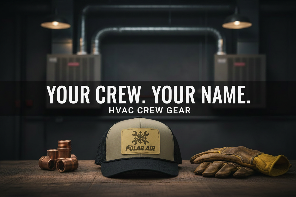 HVAC Banner – Engraved Border